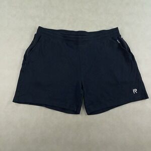 Ryker The Ares Shorts Men XL Black 100% Organic Cotton Workout 5" Inseam Unlined